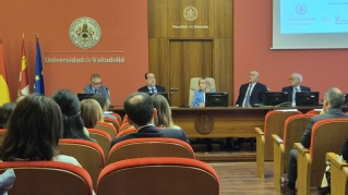 El vicepresidente del Tribunal Supremo durante su intervención